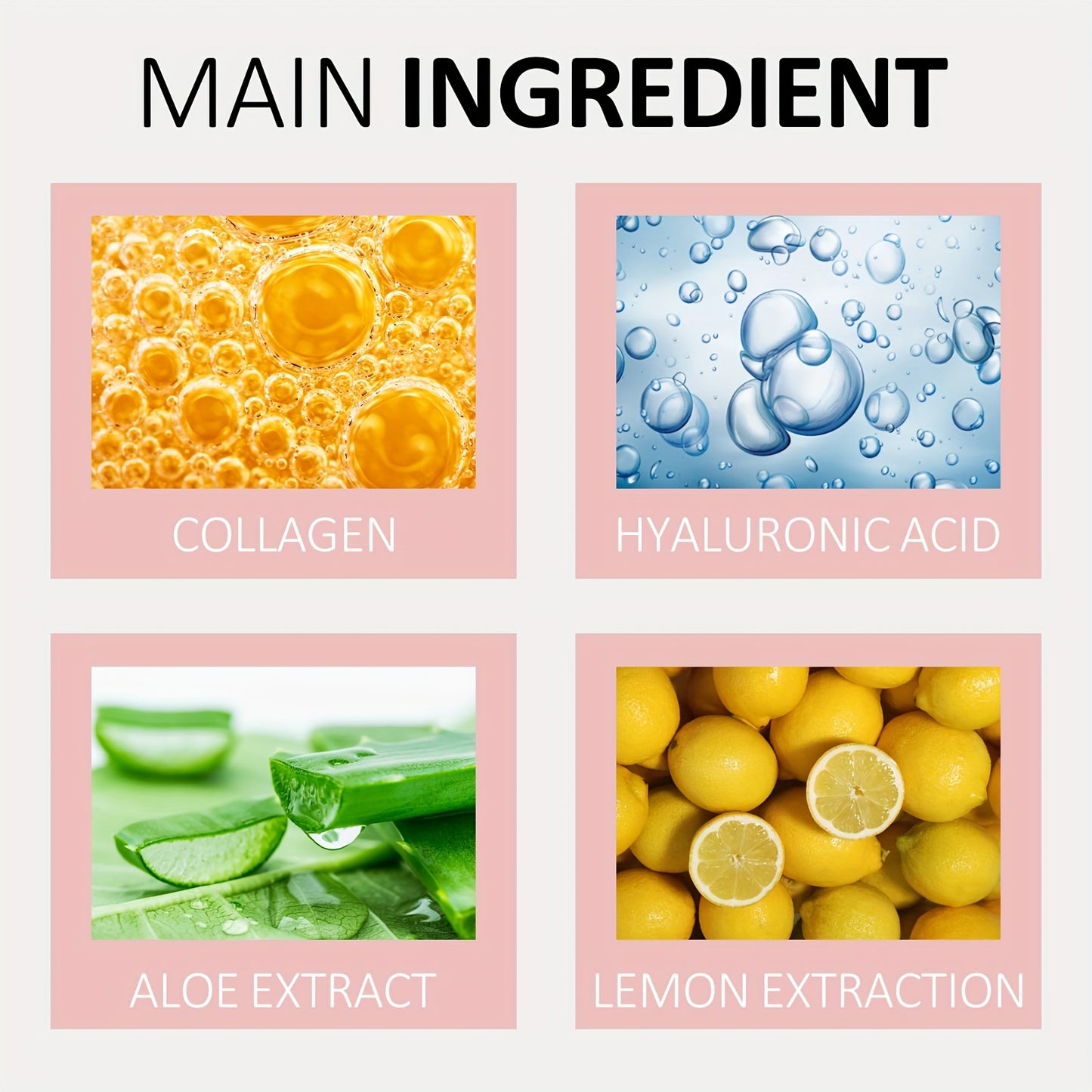 4pcs Bio Collagen Real Deep Mask