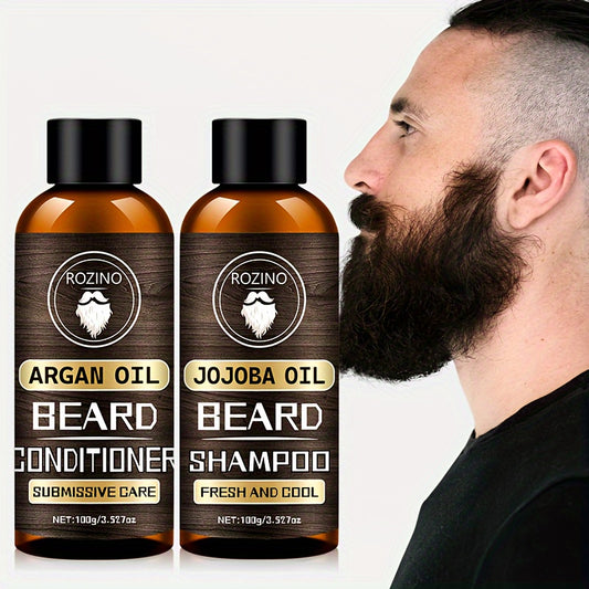 ROZINO Beard Shampoo and Conditioner Set 100g
