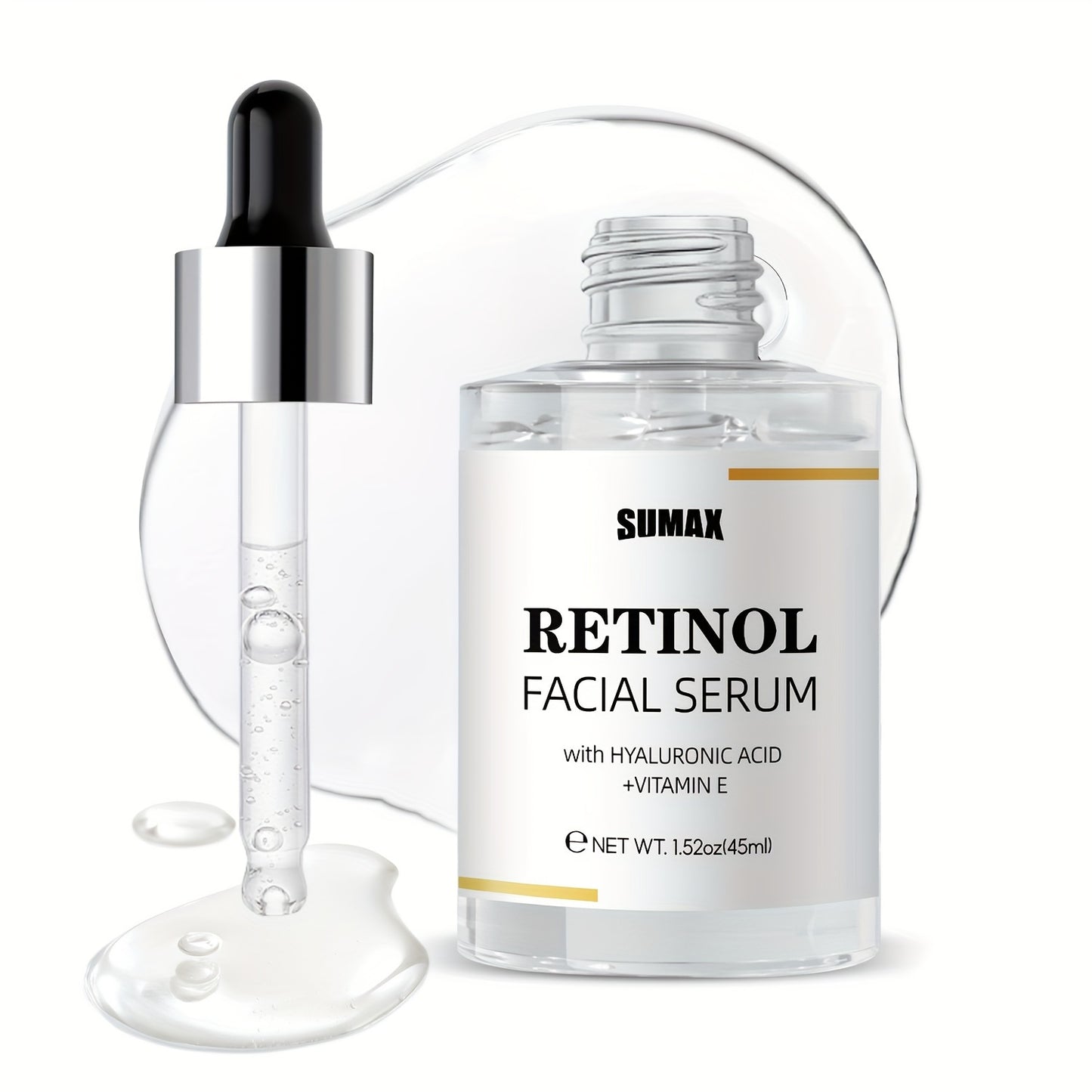 Retinol Facial Serum With Hyaluronic Acid & VE 45mL