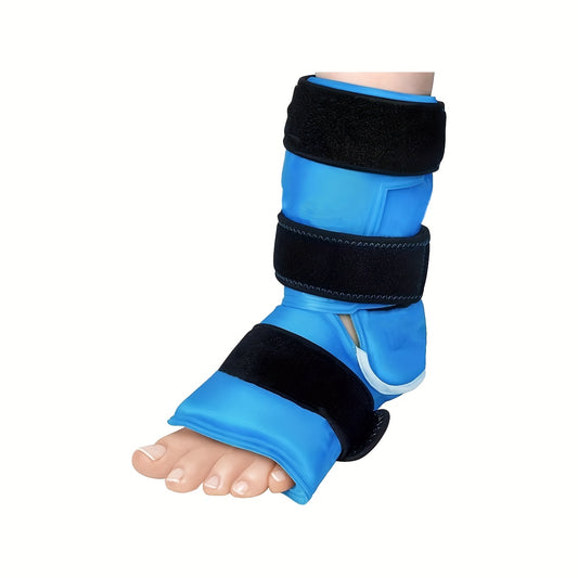 Ankle Ice Pack Wrap, Reusable Adjustable Gel Ice Pack