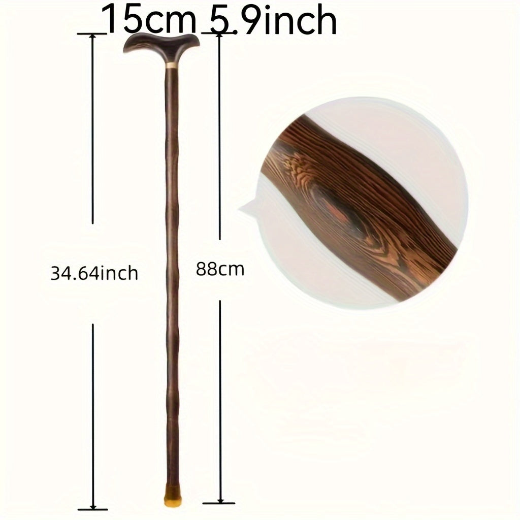 Ergonomic Wooden Cane