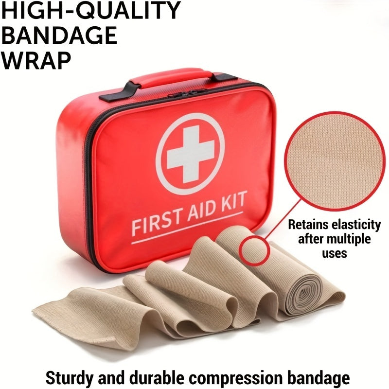 1 roll Latex-Free Elastic Bandage with Hooks and Buckles