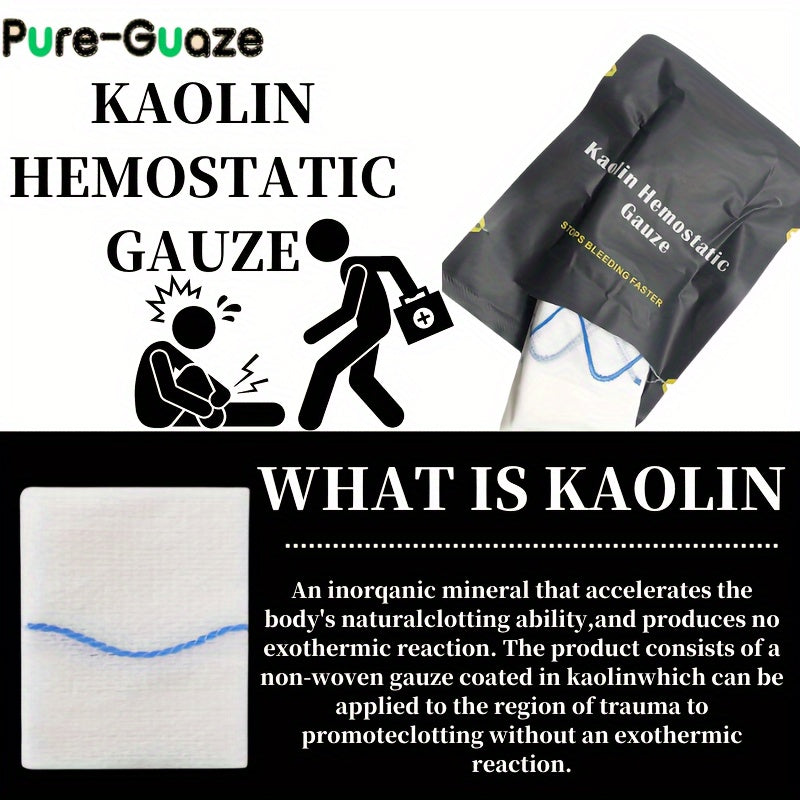 Kaolin Hemostatic Gauze