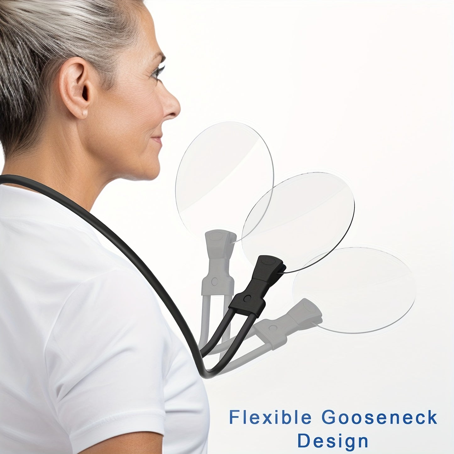 Magnifying Glass with Lens, Hands-Free Adjustable Neckwear