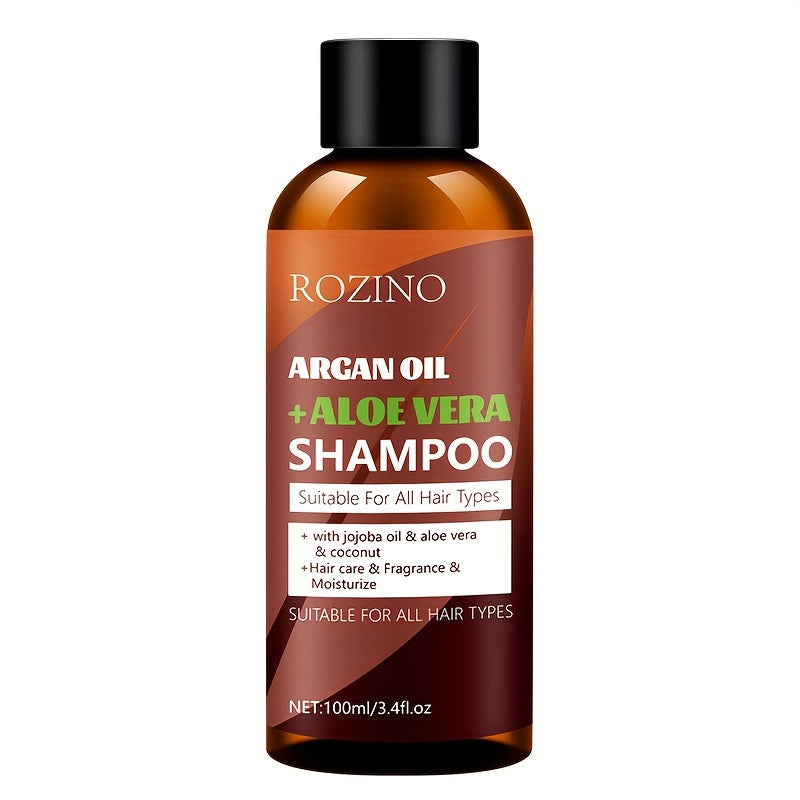 ROZINO Argan Oil & Aloe Vera Shampoo 3.38oz