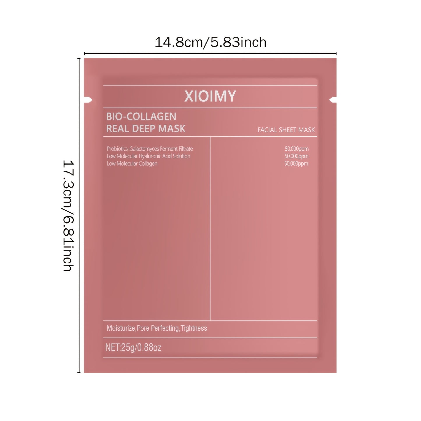 4pcs Bio Collagen Real Deep Mask
