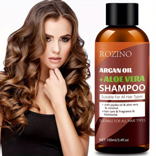 ROZINO Argan Oil & Aloe Vera Shampoo 3.38oz