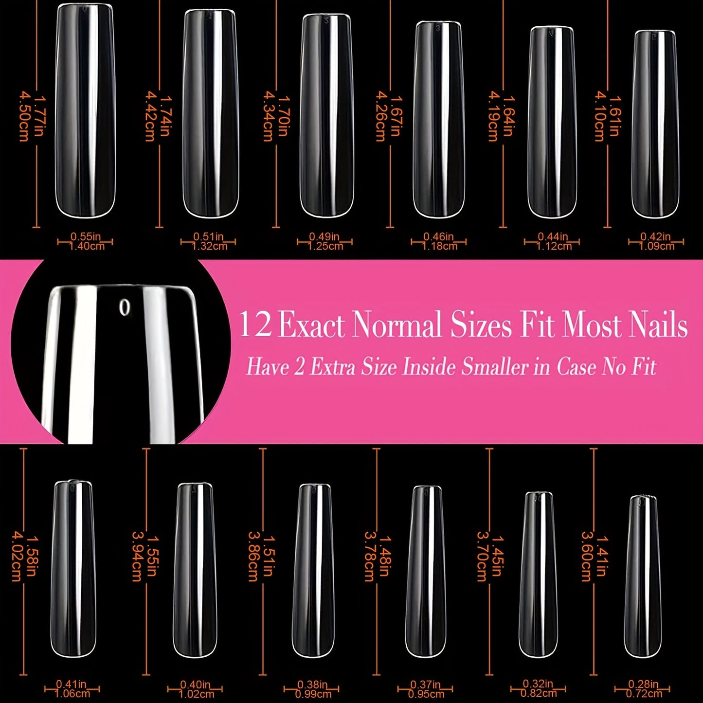 Glossy Nude Press-On Nails with Chic Pearl & Glitter