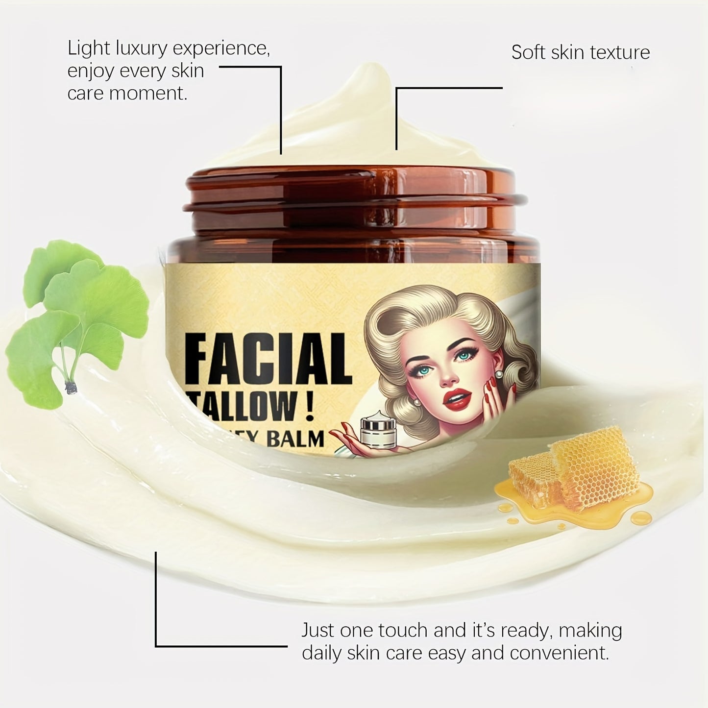 Grass-Fed Beef Tallow & Honey Balm
