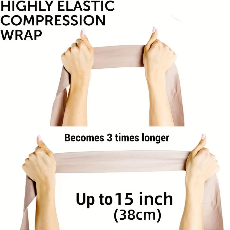 1 roll Latex-Free Elastic Bandage with Hooks and Buckles