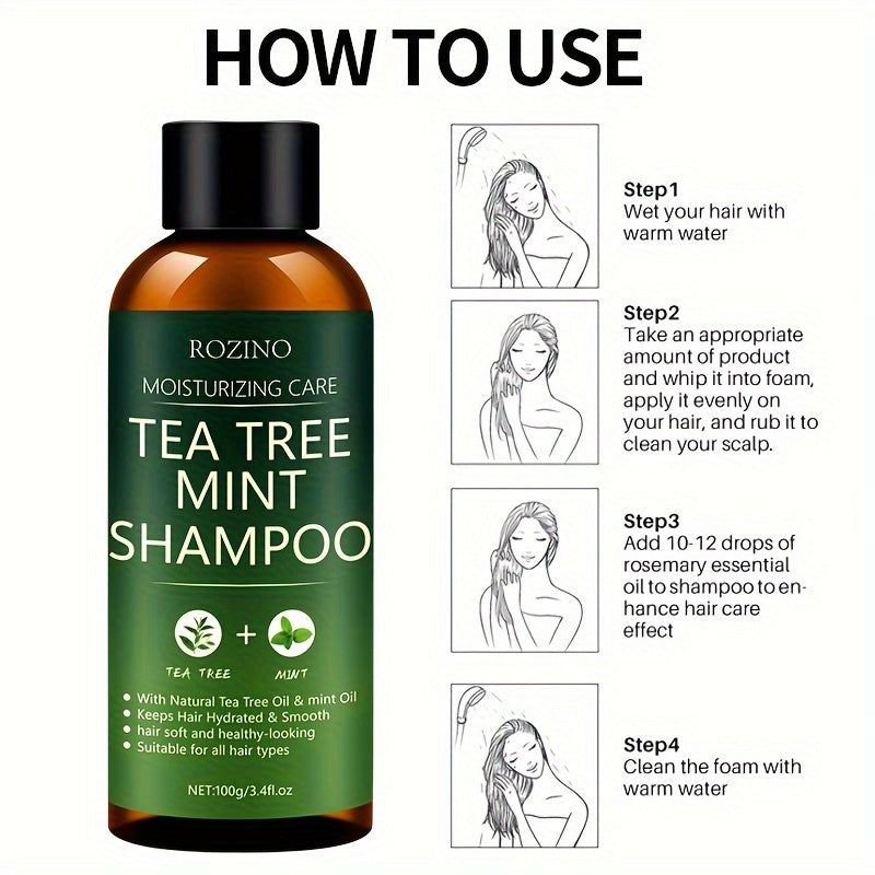 ROZINO Tea Tree Mint Shampoo 100g