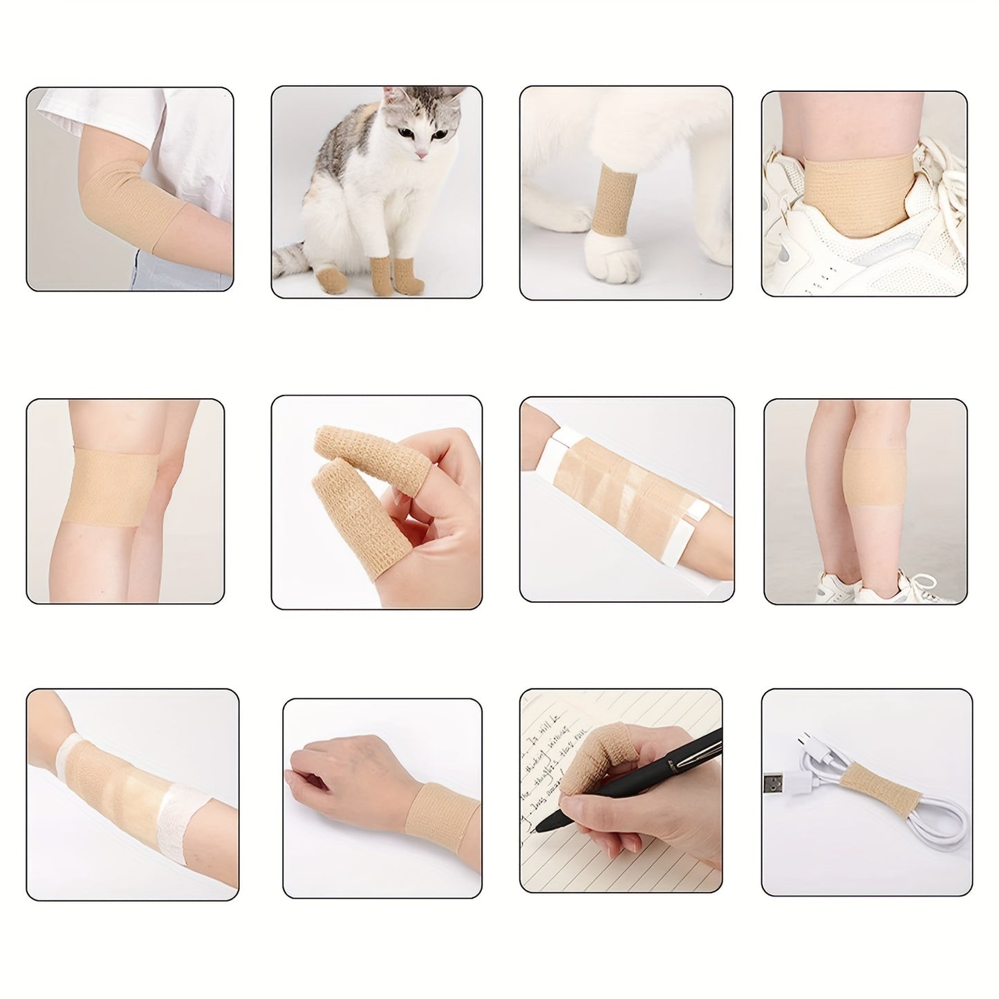 ProFlex Elastic Cohesive Bandage Wrap