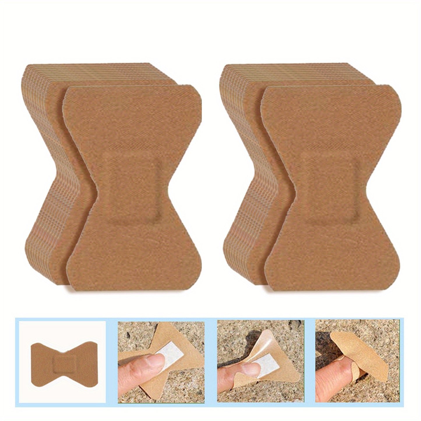 50/100 Pieces of Breathable Elastic Fabric Adhesive Bandages