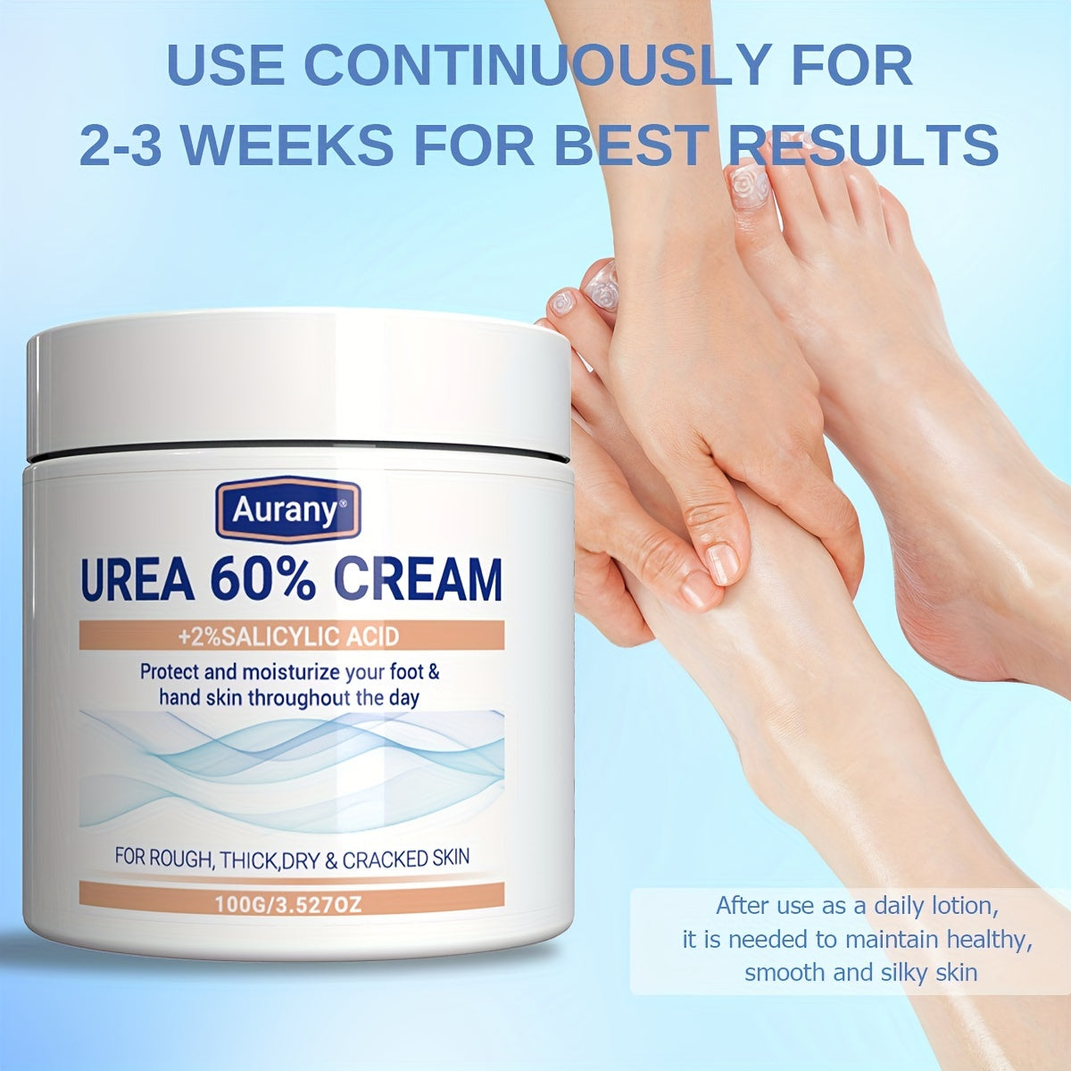 Aurany Urea 60% Cream With 2% Salicylic Acid