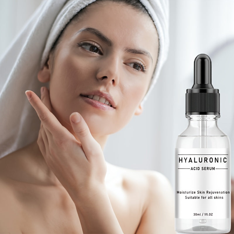 Hyaluronic Acid Serum For Face, Hydrating Facial Skin Care Product, Cooperate Well With Vitamin C Serum & Retinol Serum