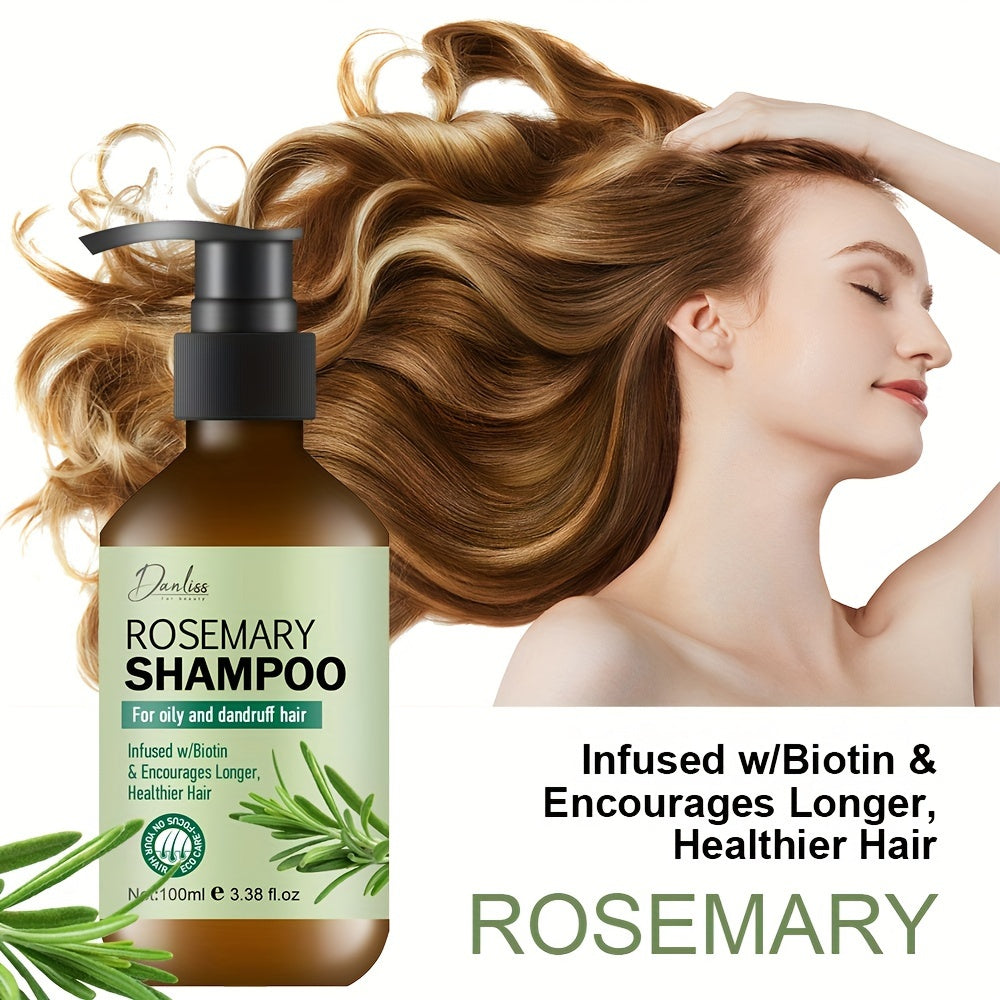 3.38oz Rosemary Shampoo With Biotin And Peppermint
