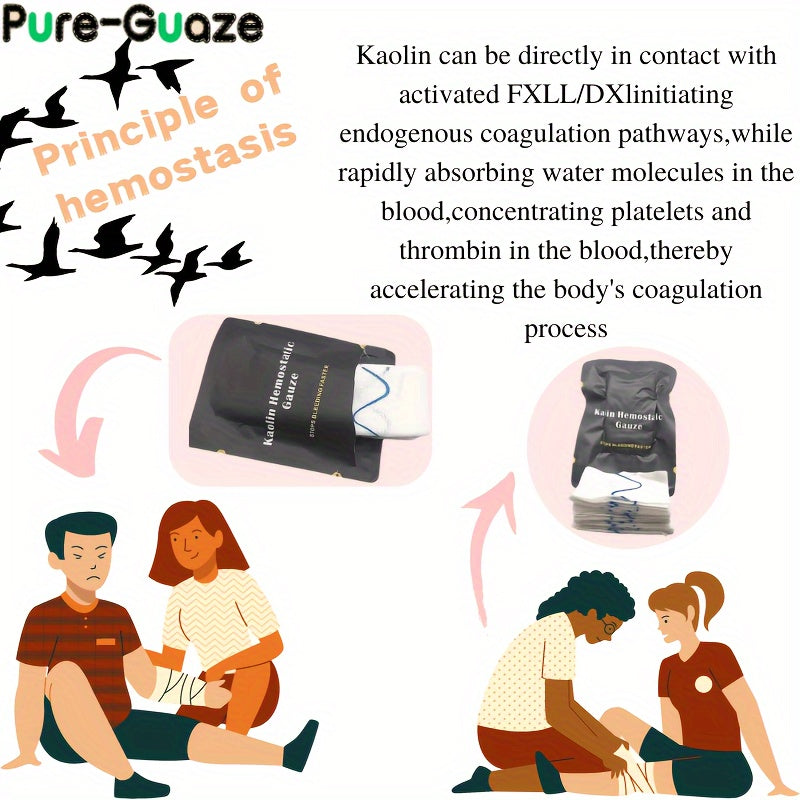 Kaolin Hemostatic Gauze