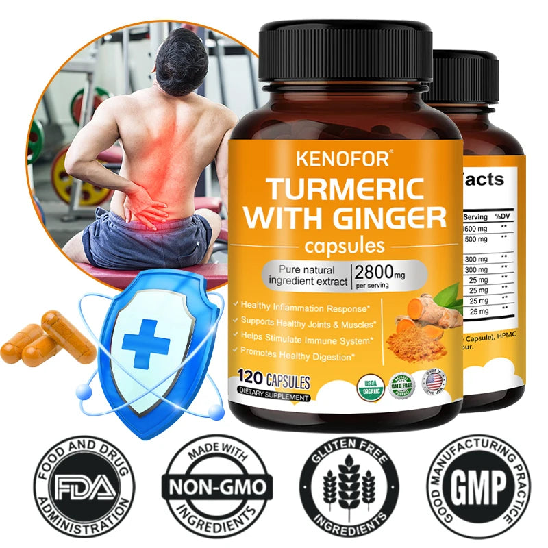 Curcumin with BioPerine and Ginger 95% Curcumin