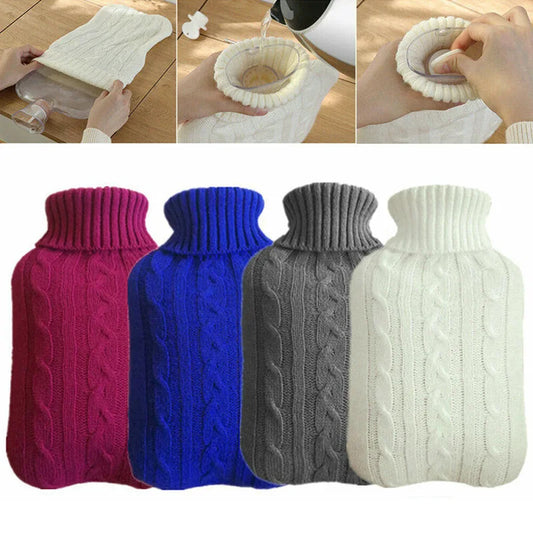 2000ml Large Knitted Hot Water Bag Cover Warm