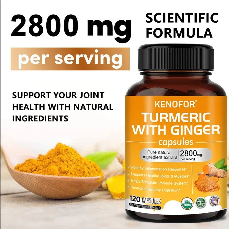 Curcumin with BioPerine and Ginger 95% Curcumin