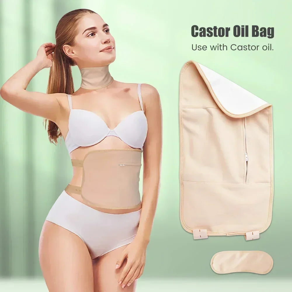 Reusable Castor Oil Pack Wrap