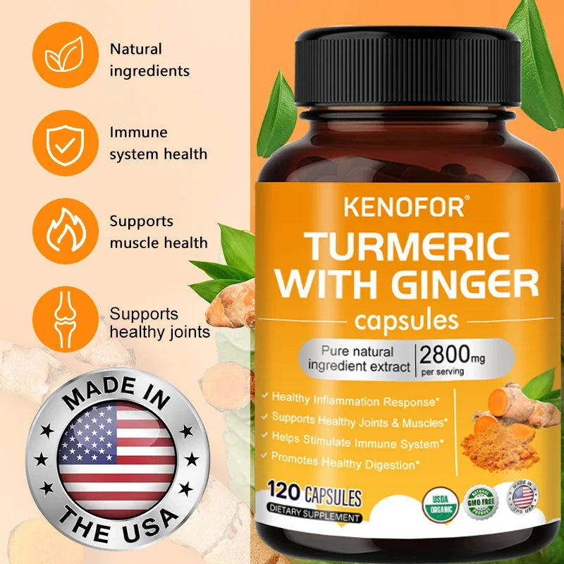 Curcumin with BioPerine and Ginger 95% Curcumin