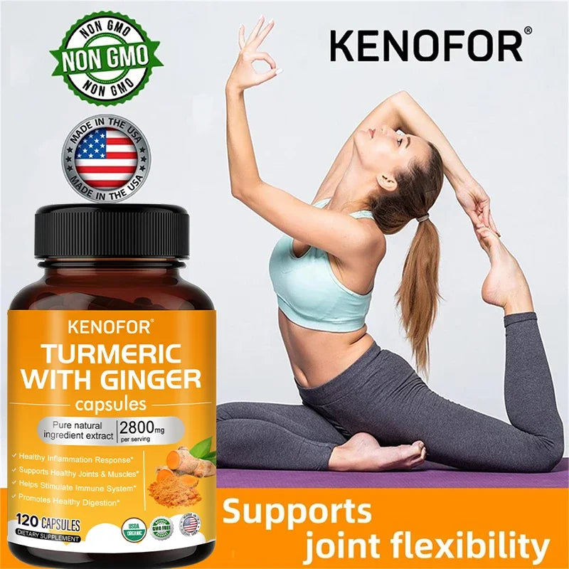 Curcumin with BioPerine and Ginger 95% Curcumin
