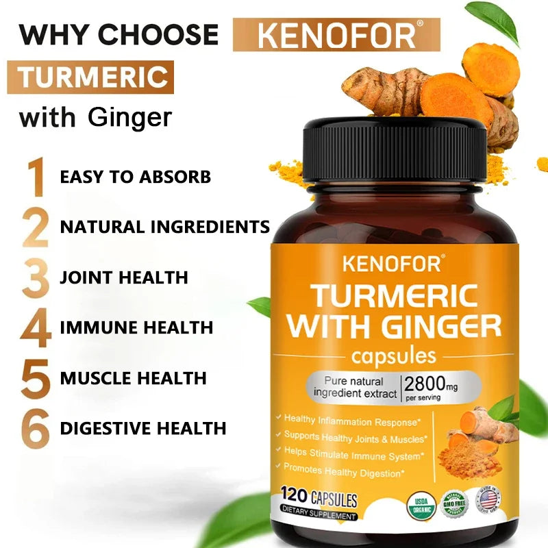 Curcumin with BioPerine and Ginger 95% Curcumin