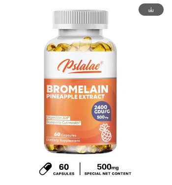 Bromelain Pineapple Extract Supplement 2,400 GDU/g - 500 Mg