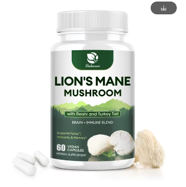 Lion's Mane Mushroom Capsules 750mg