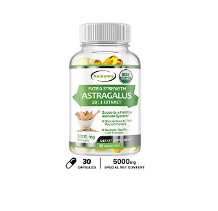 Astragalus Root Extract 5000 Mg - Extract Immune Supplement, Enhances Energy, Prostate and Stamina