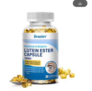 Vitamins Lutein Melanoxanthin and Bilberry Extract Supports Eye Strain, Dry Eyes and Vision Health - Lutein Blend Capsules