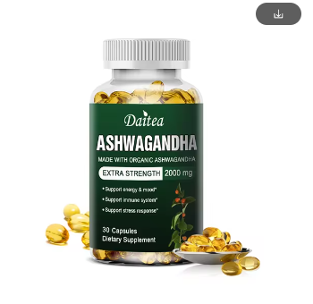 Daitea Ashwagandha Extract Capsule Anti-oxidation, Lipid-lowering, Decompression, Improving Sleep, Enhancing Immunity