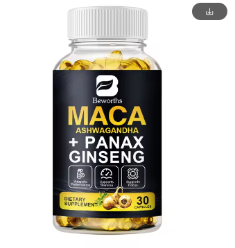 Natural Ginseng & Ashwagandha Root Extract