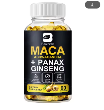 Natural Ginseng & Ashwagandha Root Extract