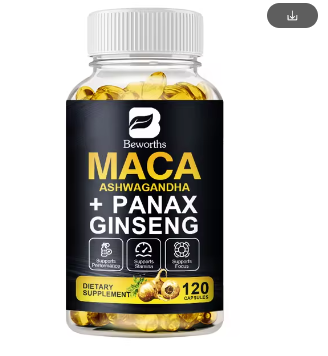 Natural Ginseng & Ashwagandha Root Extract