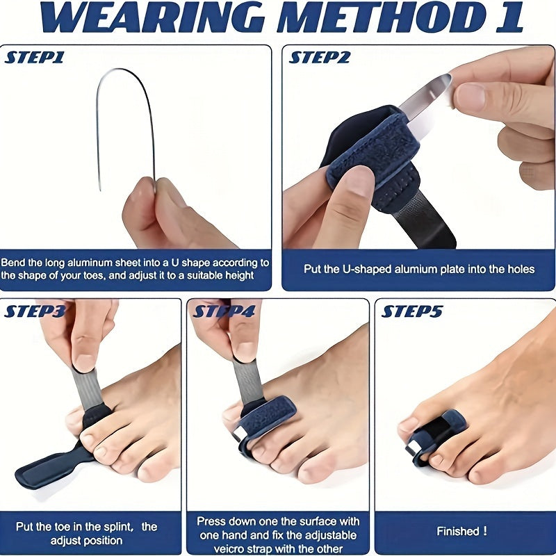 2pcs Sports Finger & Toe Support Sleeves