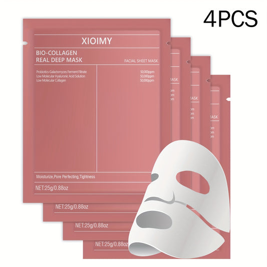 4pcs Bio Collagen Real Deep Mask