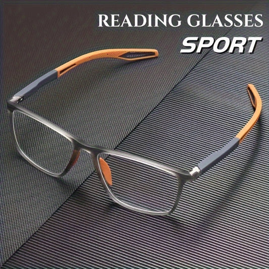 Comfortable Square TR Frame Reading Glasses