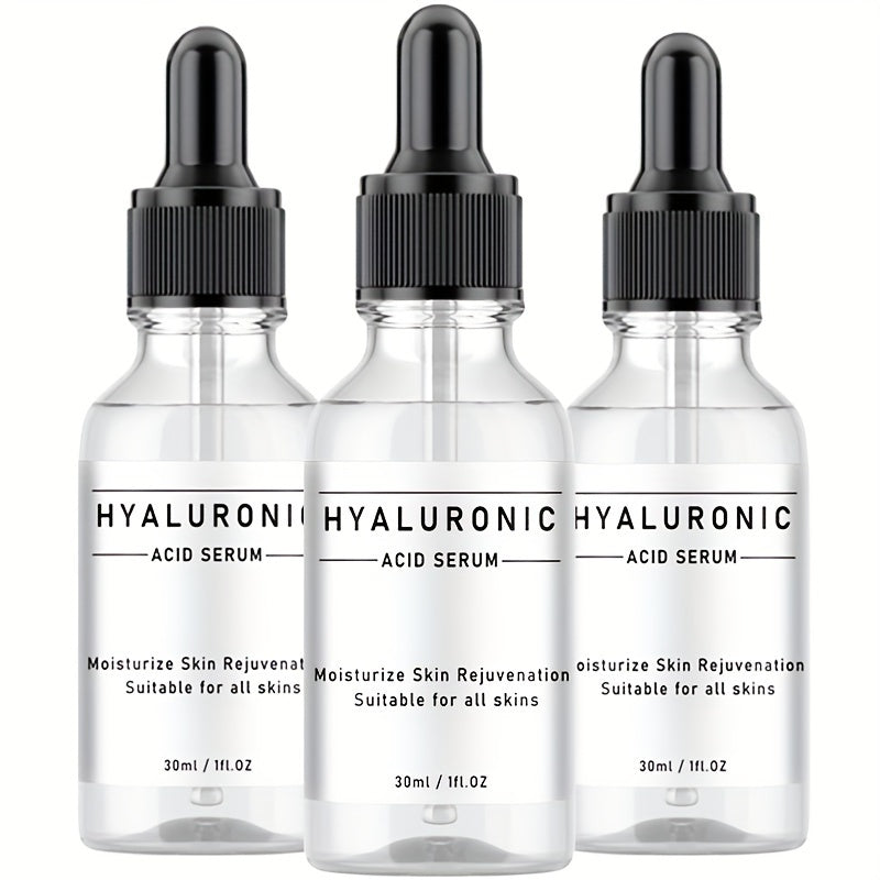 Hyaluronic Acid Serum For Face, Hydrating Facial Skin Care Product, Cooperate Well With Vitamin C Serum & Retinol Serum