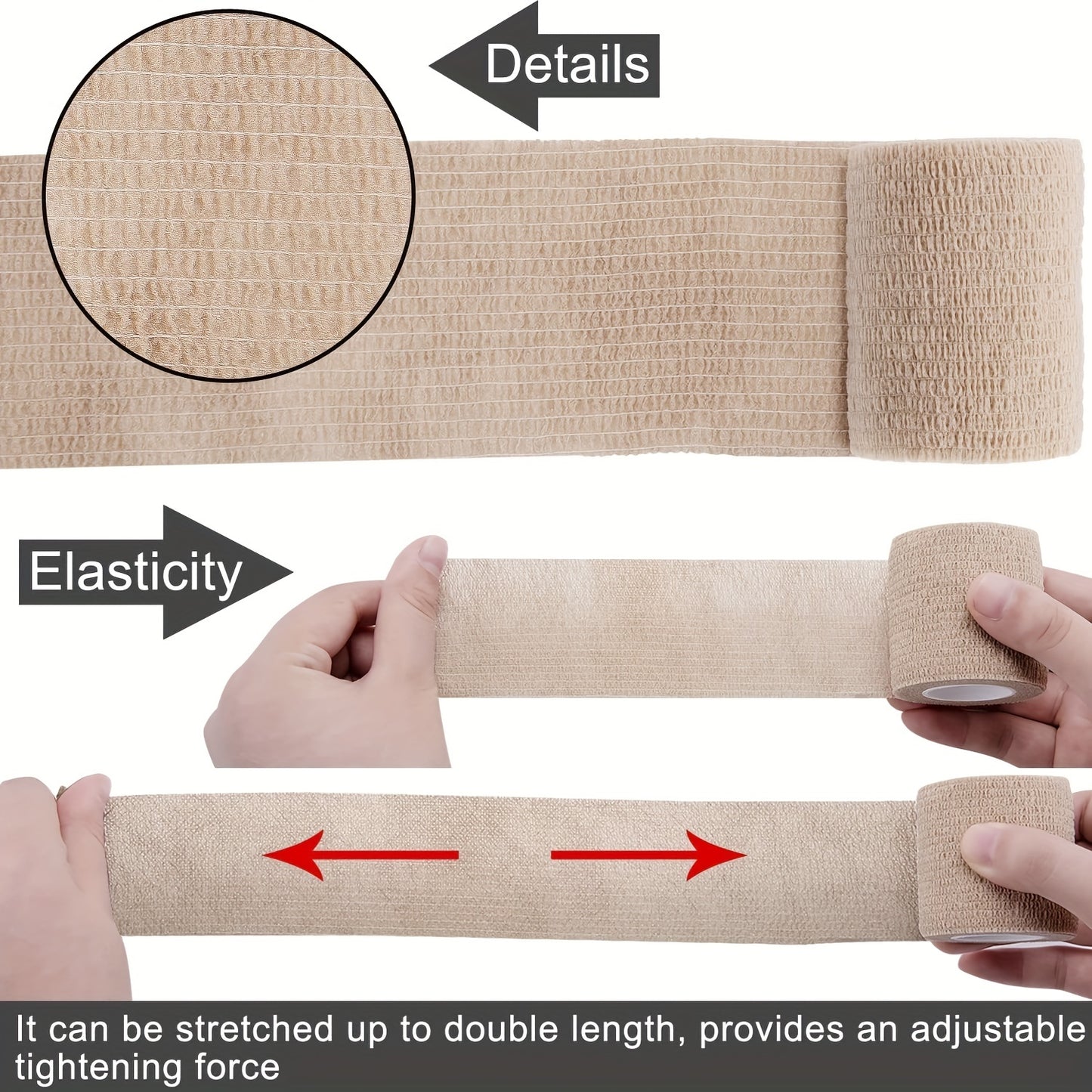 ProFlex Elastic Cohesive Bandage Wrap