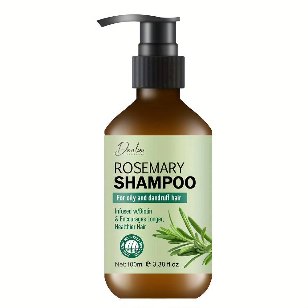 3.38oz Rosemary Shampoo With Biotin And Peppermint