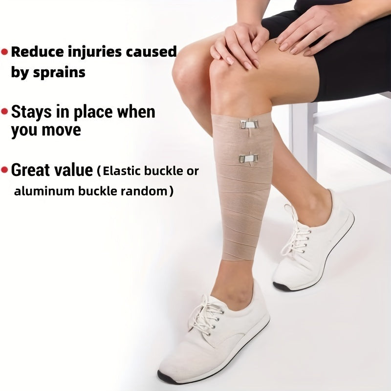 1 roll Latex-Free Elastic Bandage with Hooks and Buckles