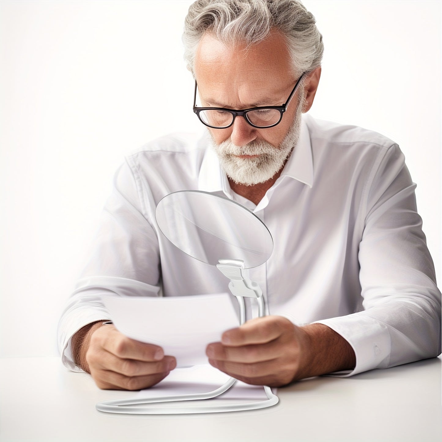 Magnifying Glass with Lens, Hands-Free Adjustable Neckwear