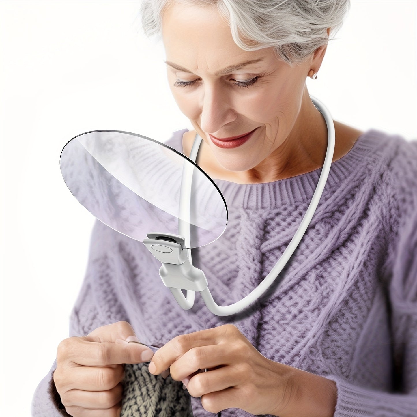 Magnifying Glass with Lens, Hands-Free Adjustable Neckwear