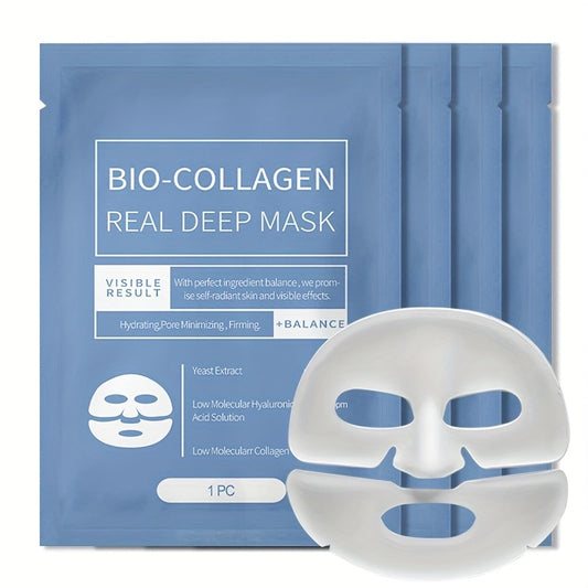 4pcs Bio-Collagen Real Deep Mask