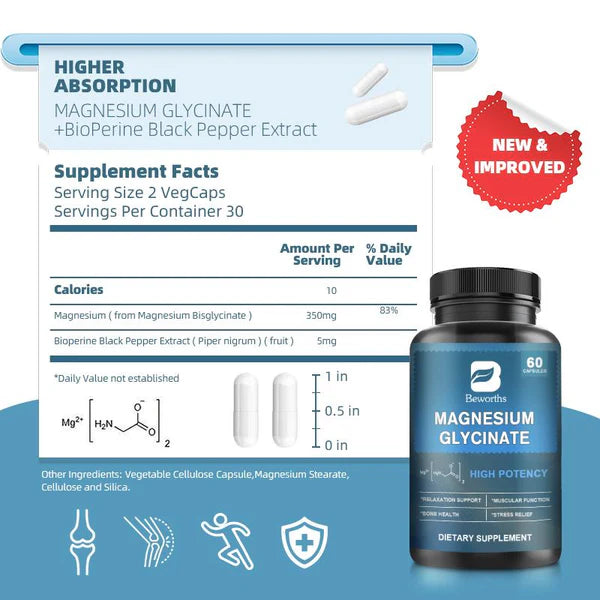 Magnesium Glycinate Mineral Supplement