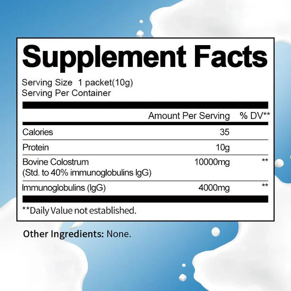 Bovine Colostrum Capsule and Powder