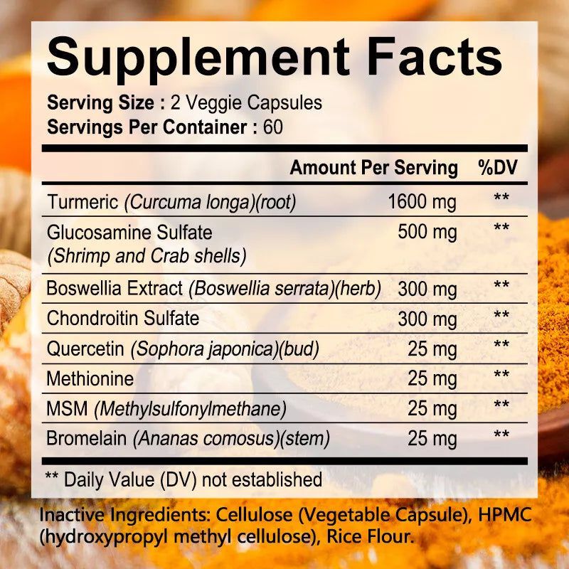 Curcumin with BioPerine and Ginger 95% Curcumin