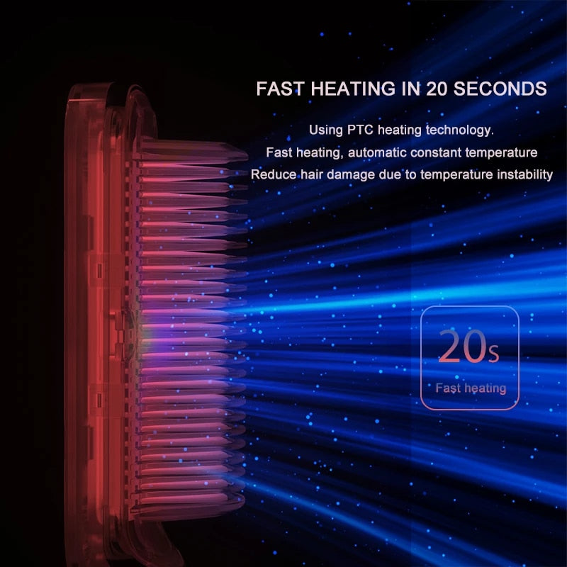 Professional Hot Combs Hair Straightener